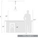 Holmes 1 Light 9 inch Matte White Mini Pendant Ceiling Light